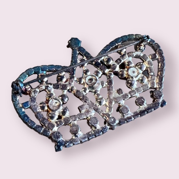 Crown Brooch Pin - Picture 2 of 3
